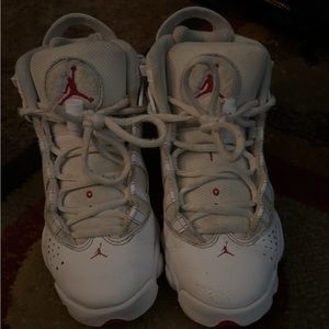 Jordan 6 rings white mystic hibiscus